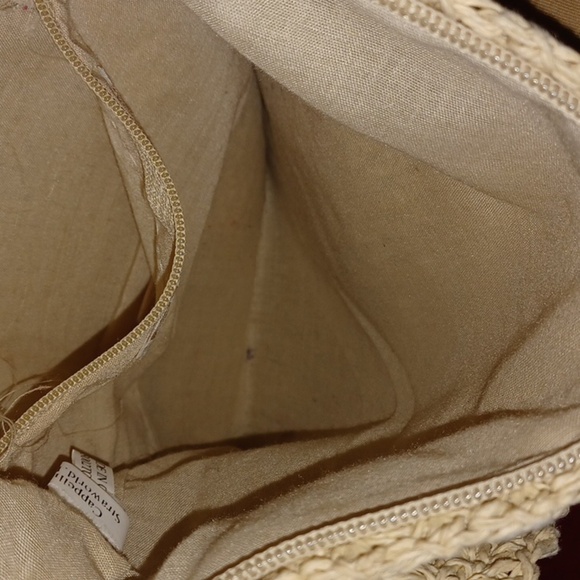 Cappelli Vintage Tropical Straw Bag With Palm Trees & Island - Picture 5 of 5